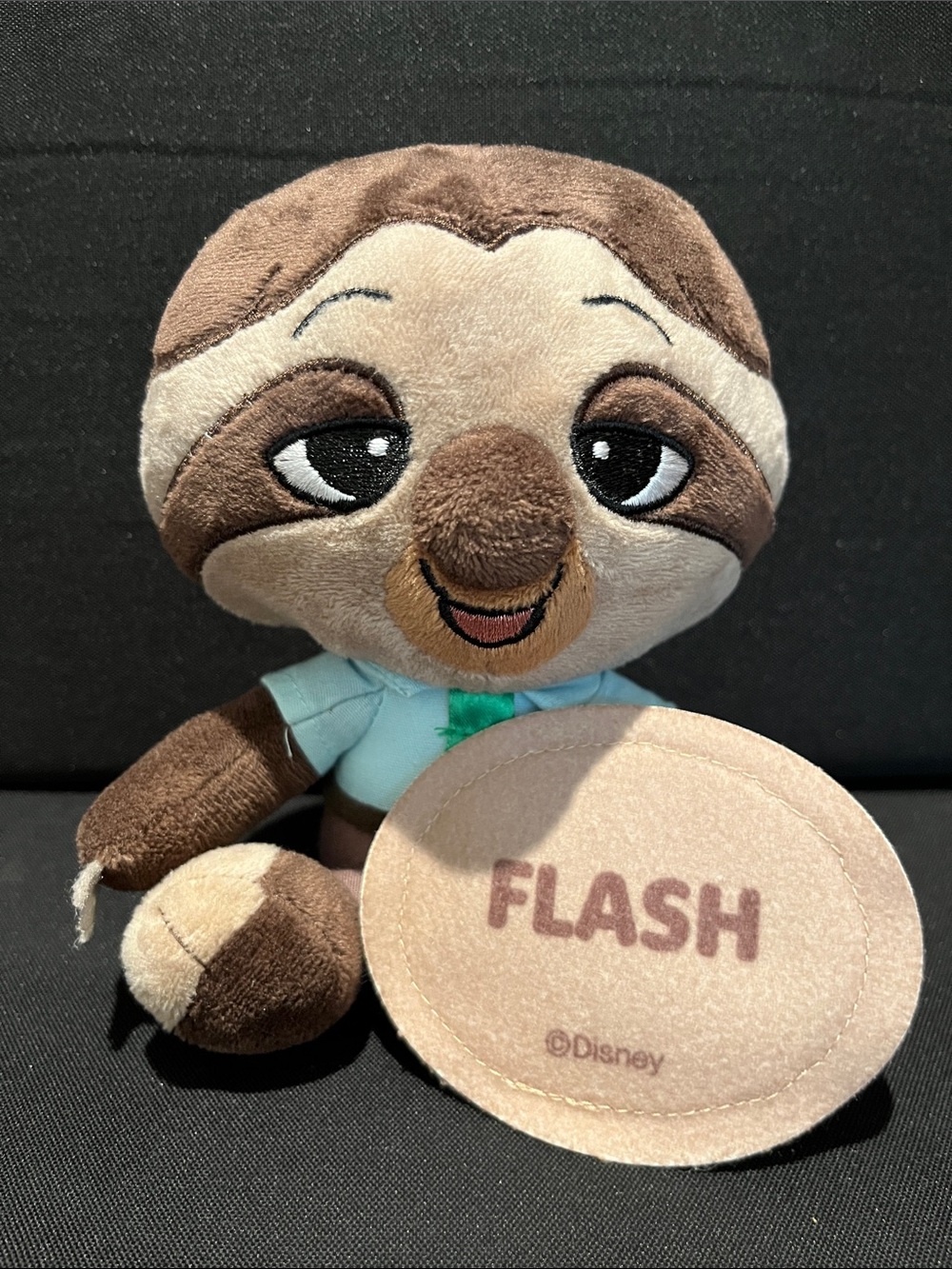 Disney Zootopia 2 “Flash” Sloth magnetized plushie.